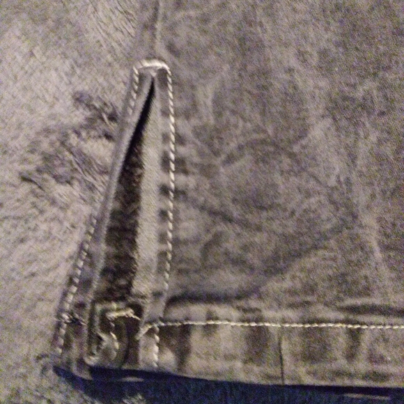 *SOLD* Gray retro slim fit flare jeans - Picture 4 of 6